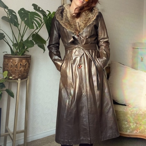 leather attic Jackets & Blazers - 1970s Vintage Leather Attic Coat